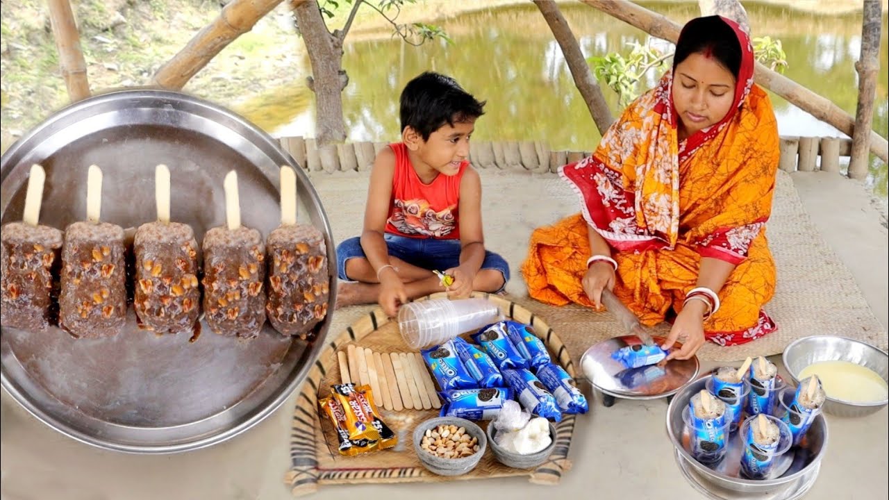 মাত্র 10 টাকার বিস্কুট দিয়ে যে এত সুন্দর আইসক্রিম বানানো যায় না দেখলে বিশ্বাসই হবে না || oreo icream