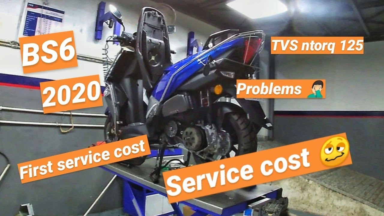 TVS Ntorq BS6 2020 First Service cost