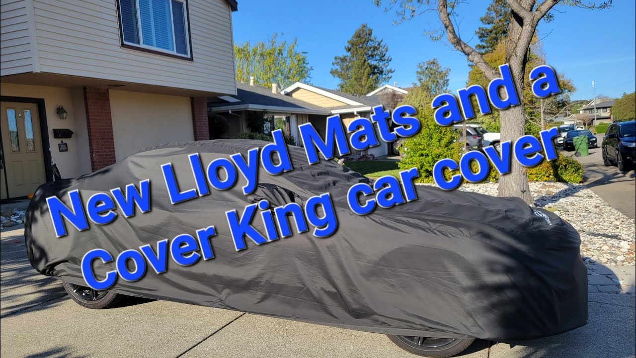 Mustang GT - Unboxing and installing Lloyd floor mats and a Cover King car cover
