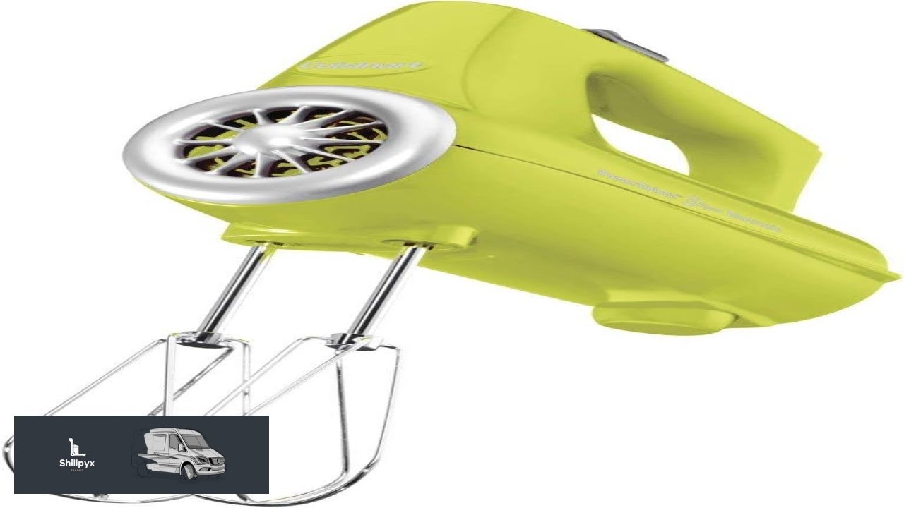 Cuisinart CHM 3LGFR 3 Speed Hand Mixer Lemon (Renewed)