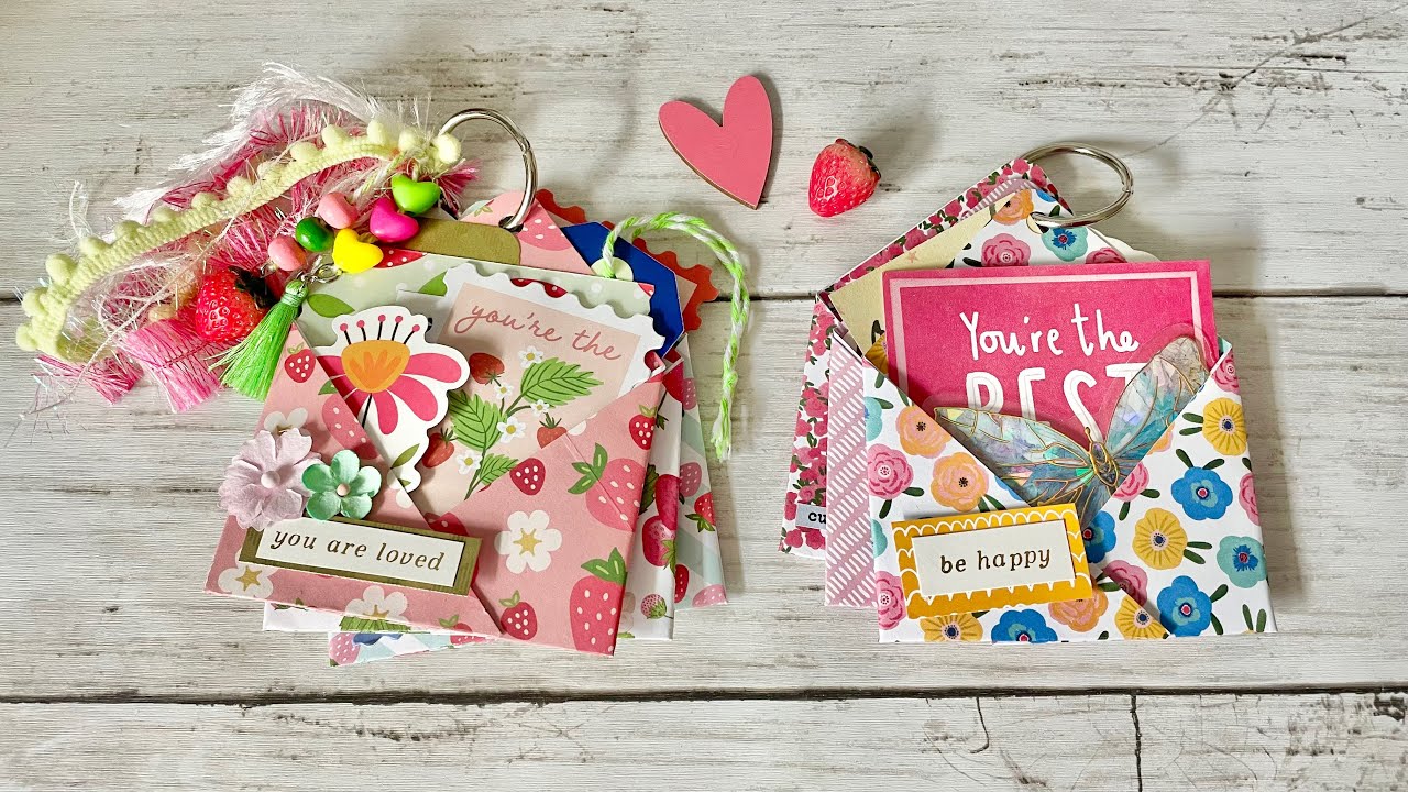 Loaded Envelope Tag Flip Tutorial Using Single Sided 6x6 Paper