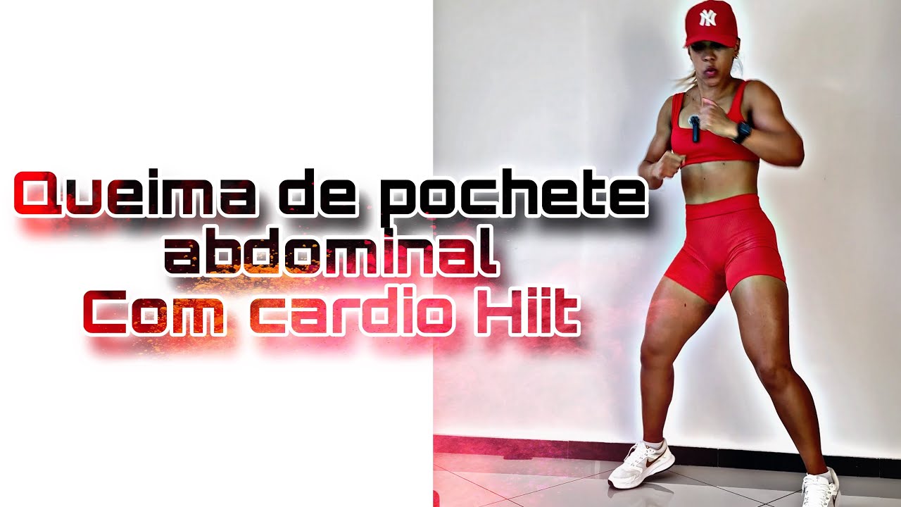 Treino rápido , Queimando a pochete abdominal | treino Hiit cardio