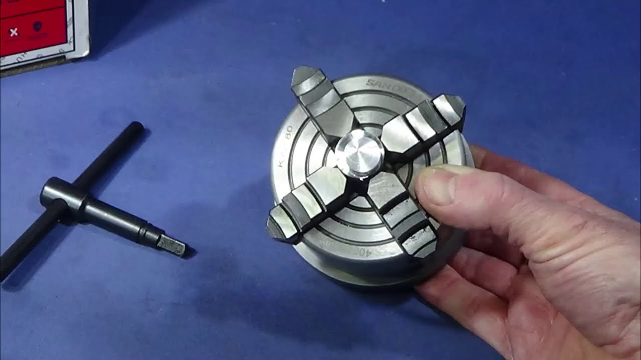 Machining A Chuck Jaw-Held Backplate For The 80mm Sanou Chuck