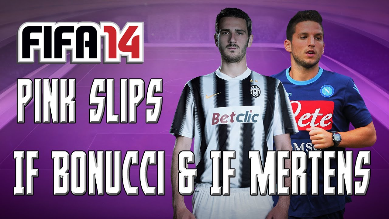 RAAAGE DOUBLE PINK SLIPS ft IF MERTENS & IF BONUCCI NEXT GEN FIFA 14 UT!