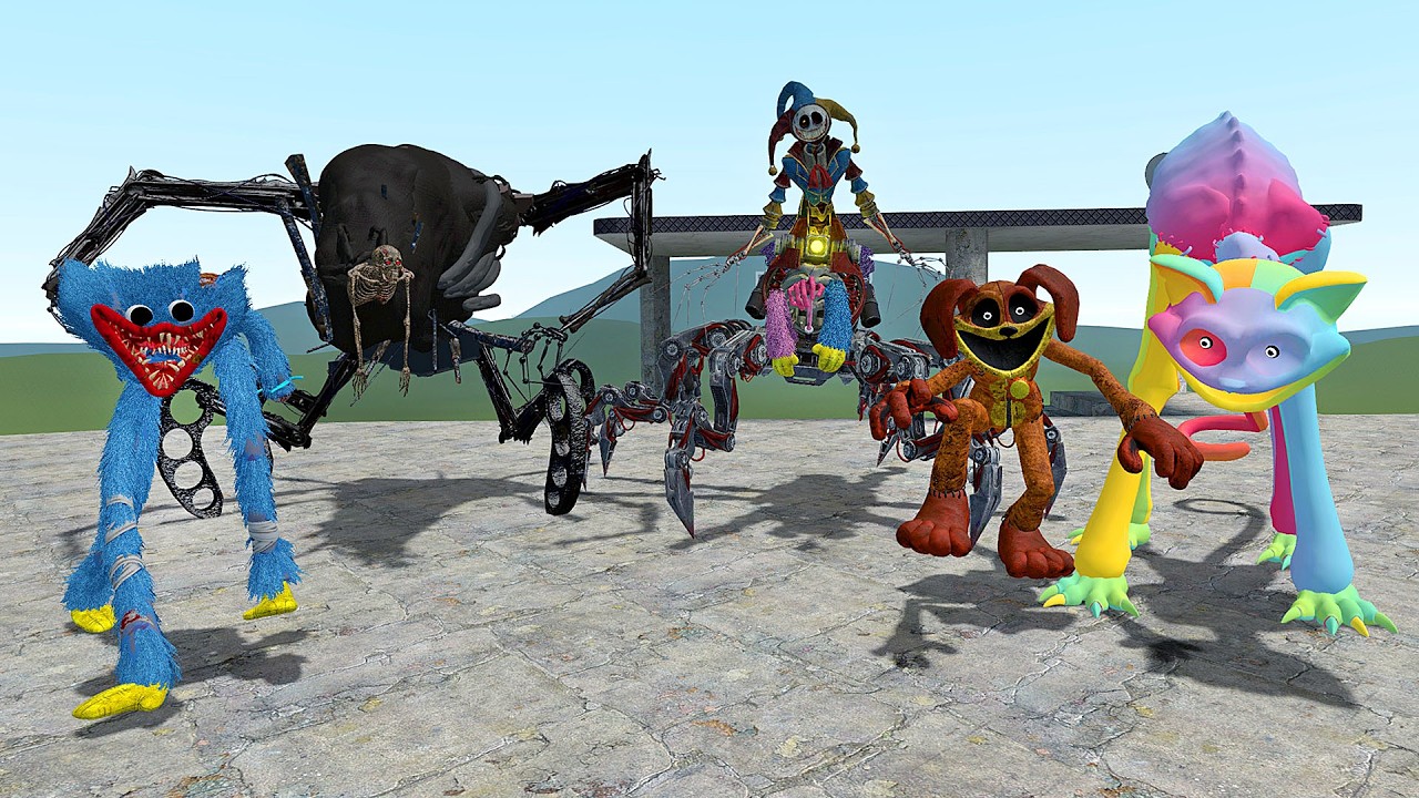 Surviving the Poppy Playtime Chapter 5 & Old & New Prototype Monsters | Garry's Mod