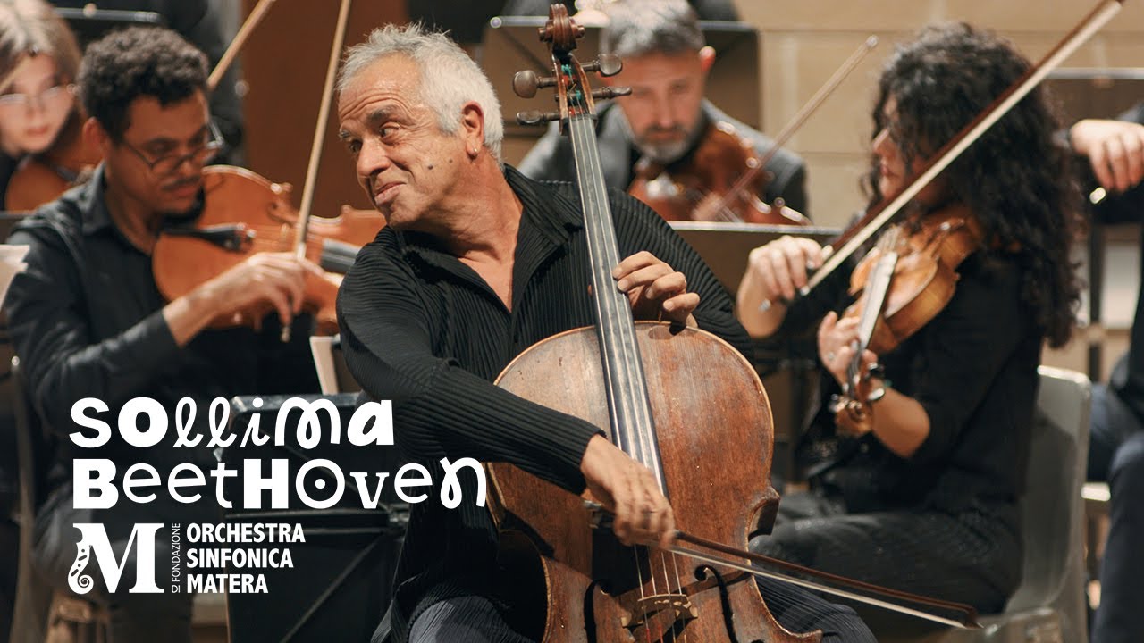 L'Orchestra Sinfonica di Matera in Hell I da Songs from The Divine Comedy di e con  Giovanni Sollima