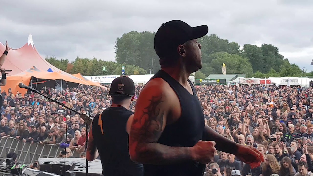Jasta 'Chasing Demons' with Howard Jones Bloodstock Festival 2018 stage view
