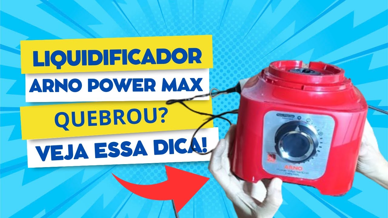 Liquidificador Arno Power Max - Reparo