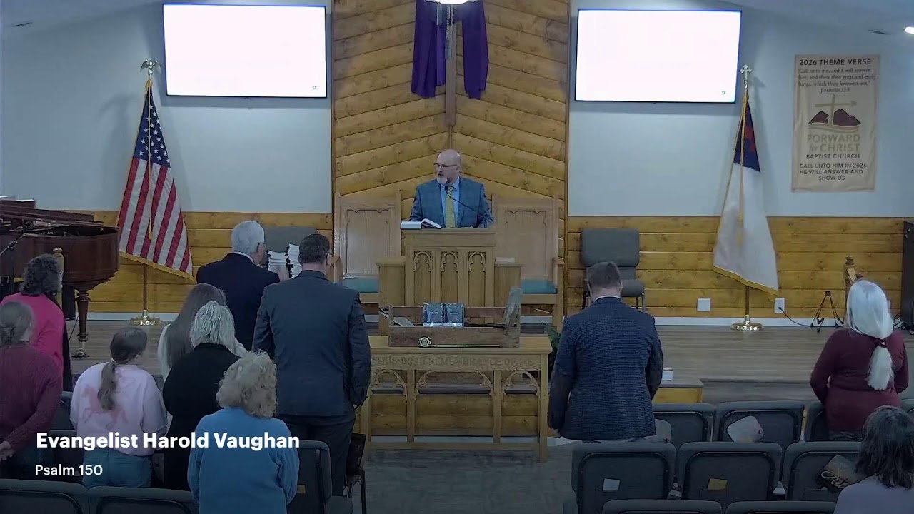 Evangelist Harold Vaughan, February 22
