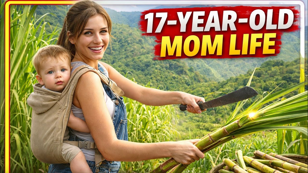 A Day in the Life of a 17-Year-Old Mom: Epic Sugarcane Harvest on Our Mountain Farm! 