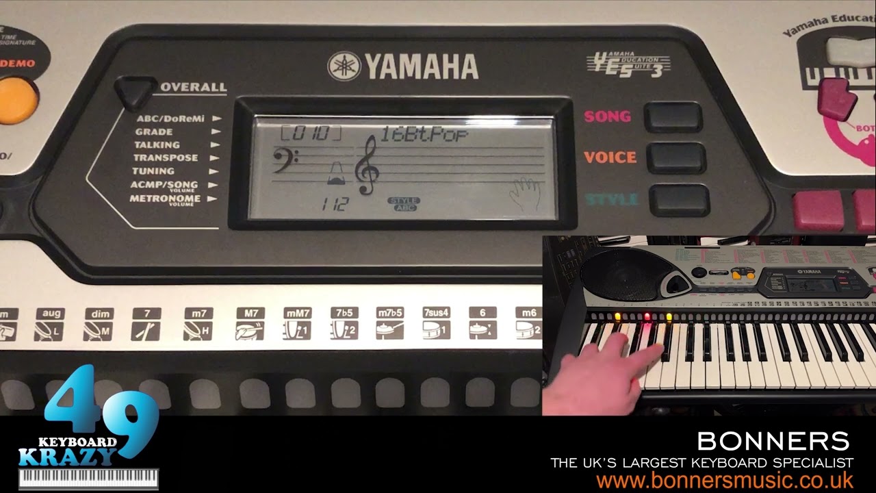 Yamaha EZ-20 Keyboard - 100 Accompaniment Styles Part 1/2