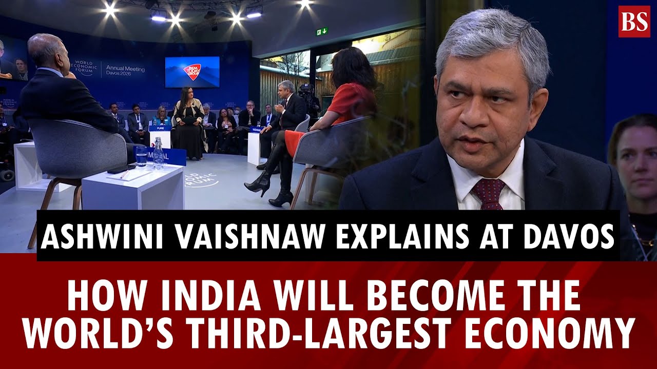 How India will become the world’s third-largest economy: Ashwini Vaishnaw explains at Davos 2026