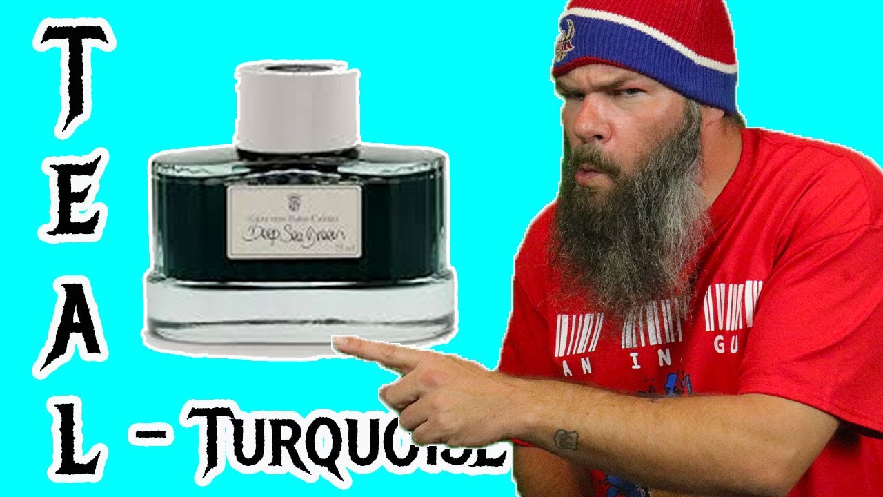 Чернила для перьевой ручки Graf von Faber Castell Deep Sea Green #черниладляперьевойручки #перьев...