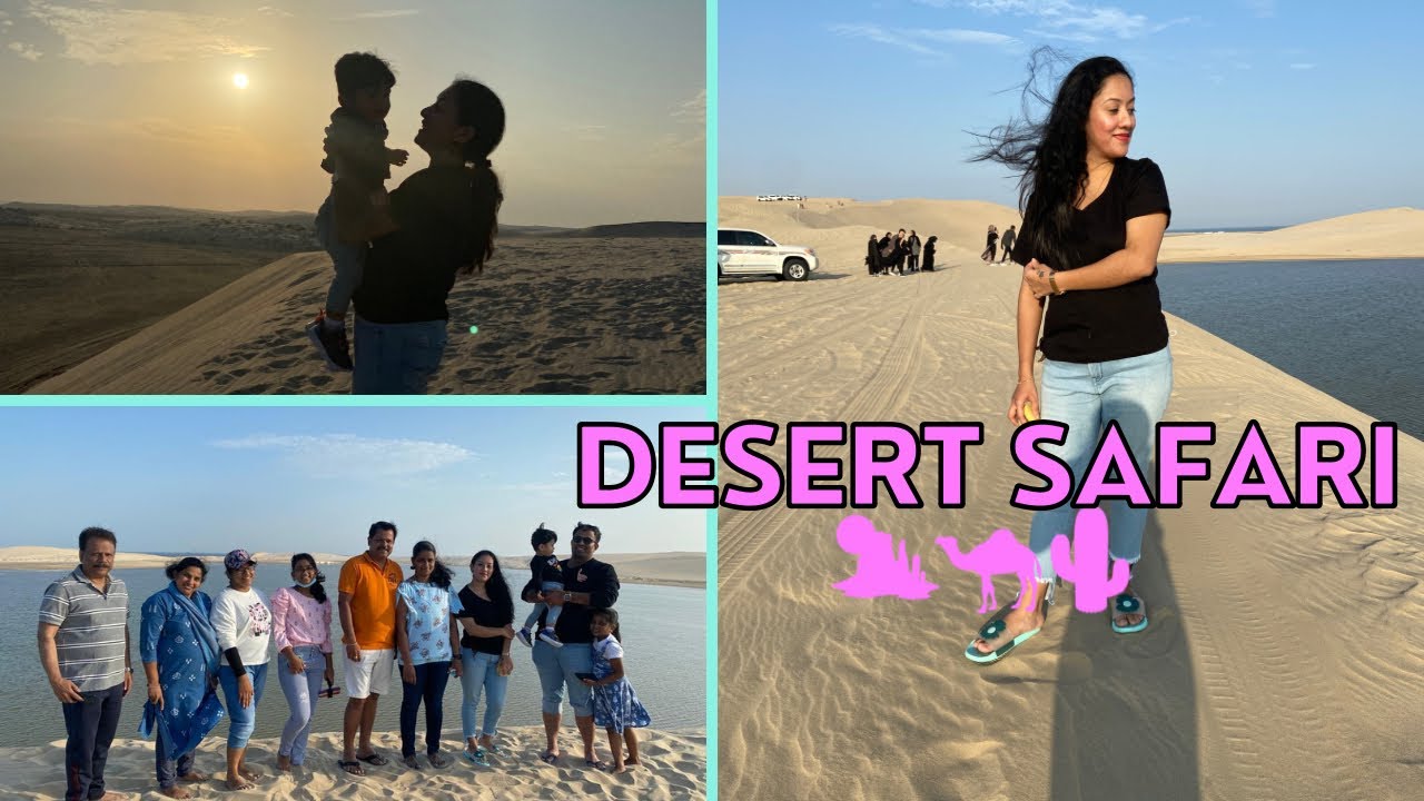 DESERT SAFARI 🏜️ 🐪 l Inland Sea Doha-Qatar l Malayalam l Riya Sebastian
