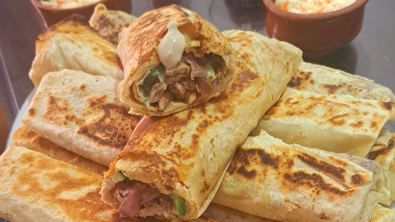 الشاورما بكل أسرارها طعم السيخ بالزبط (شاورما أهل غزة)