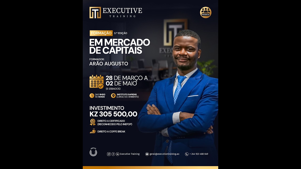 EXECUTIVE TRAINING FORMA&Ccedil;&Atilde;O EM MERCADO DE CAPITAIS   2&ordf;. EDI&Ccedil;&Atilde;O
