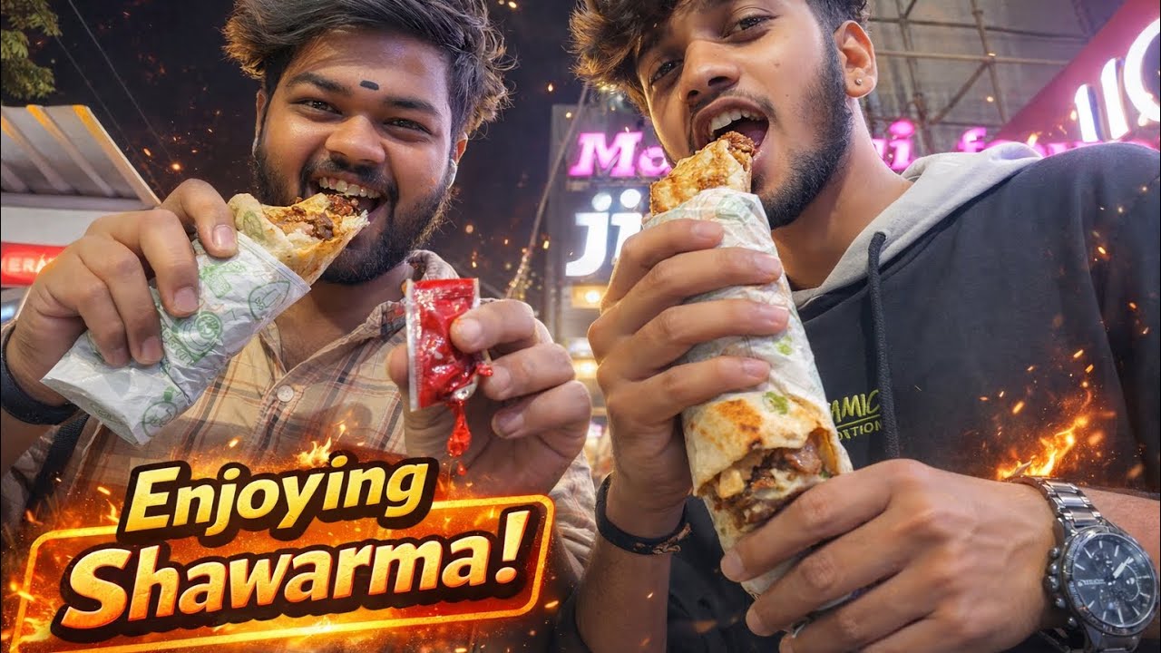 1 Packet sauce 2 bites of shawarma #shawarma #oldcity #influencer 