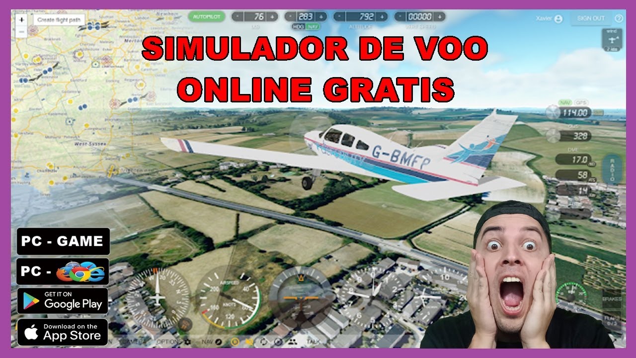 🔴 SIMULADOR DE VOO ONLINE GRATIS