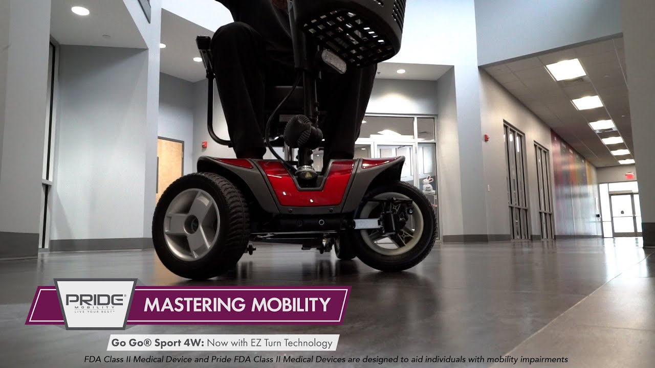 Mastering Mobility | Pride® Mobility | Go Go® Sport with EZ Turn