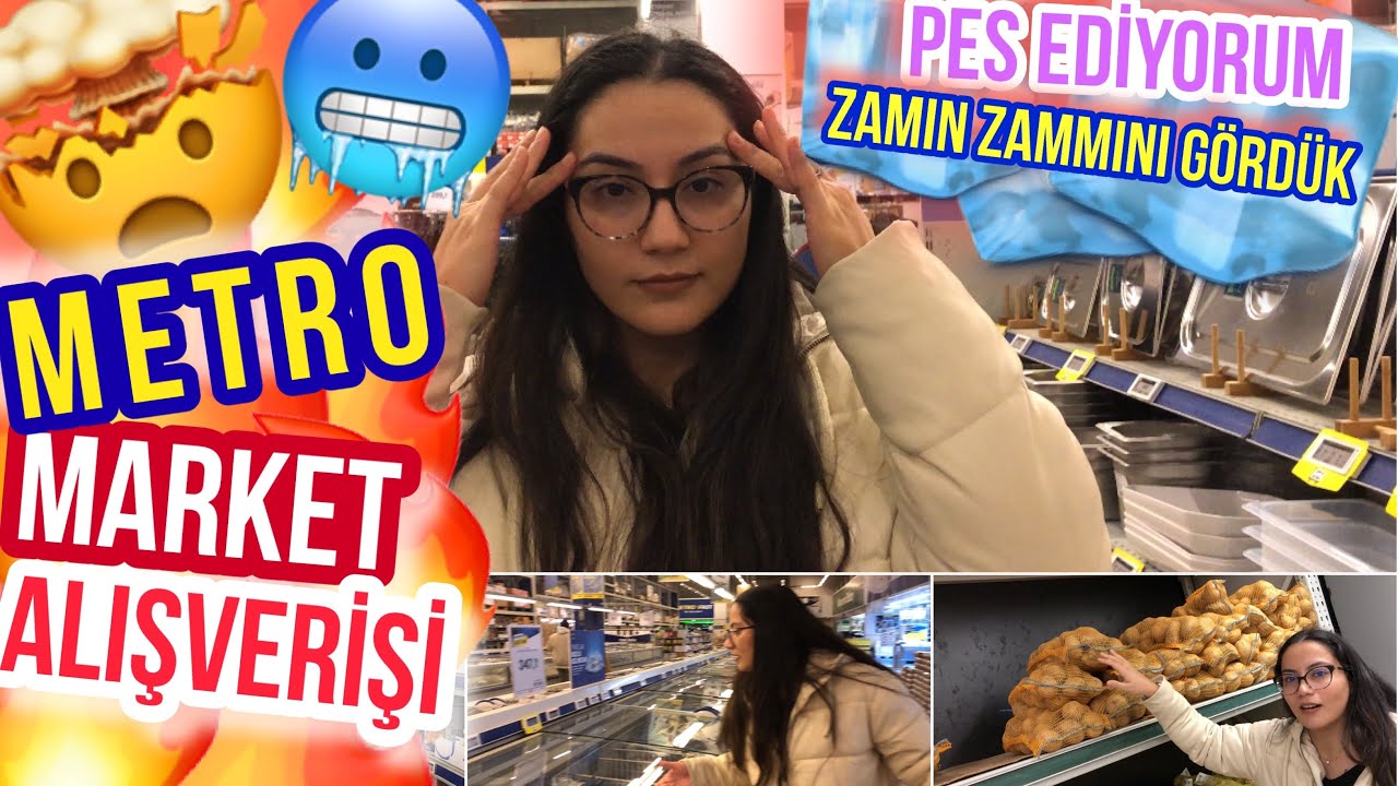 METRO MARKET ALIŞVERİŞİ | ARTIK ZAMLARA YETİŞEMİYORUZ