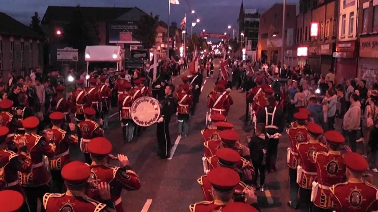 Gertrude Star Flute Band Finish Their Parade 2012