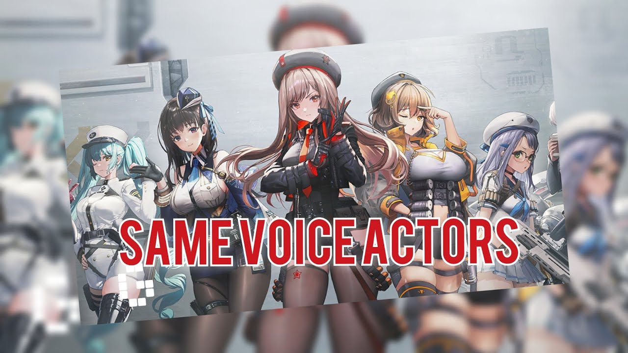 NIKKE: GODDESS of VICTORY All Characters Japanese Voice Actors Same Anime Characters