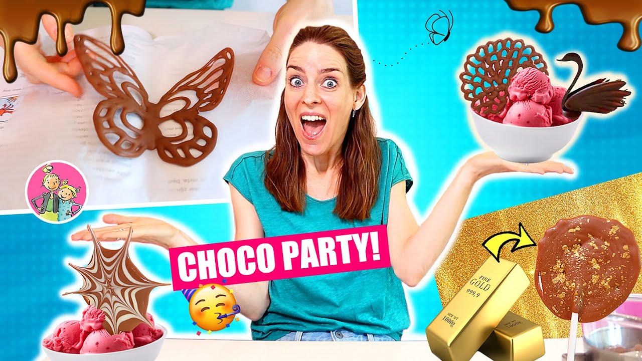 5 SUPER LEUKE CHOCOLADE IDEEËN voor EEN CHOCOLADE FEESTJE!! *Met Chocolade Vlinder!! ♥DeZoeteZusjes♥