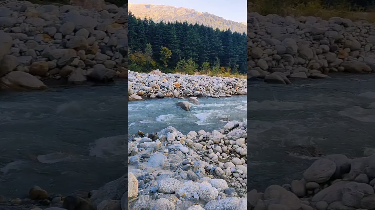 Beas River manali || Private volvo bus stand manali