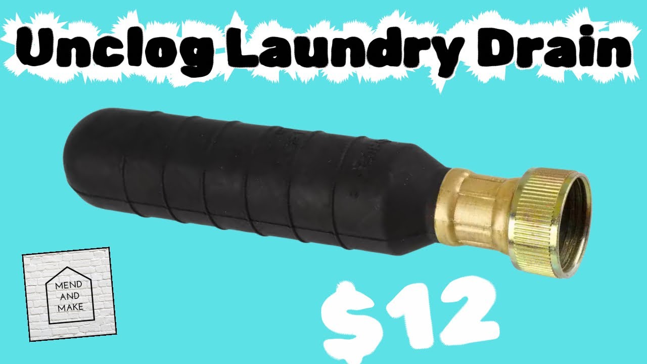 How to unclog a Laundry/Sewer drain using a Drain Bladder