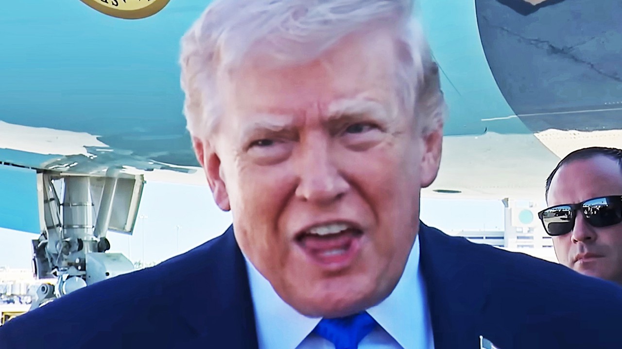 AGITATED Trump LOSES IT at press conference gone wrong