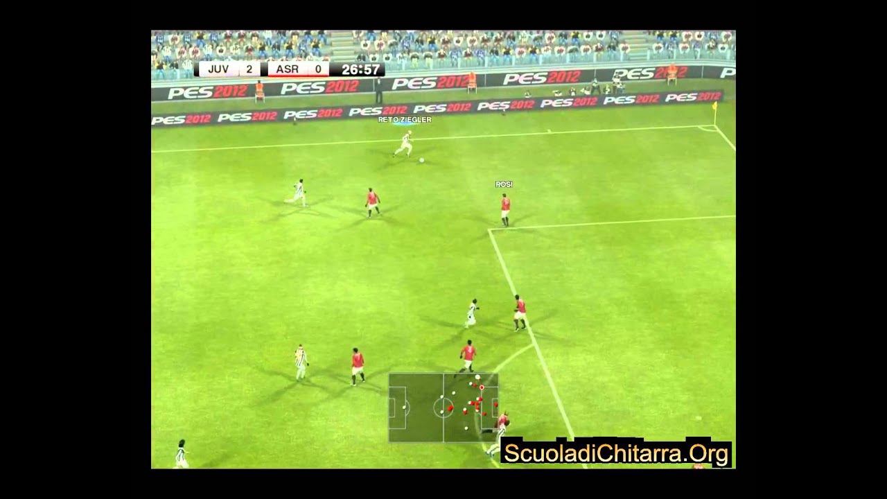 PES 2012 - Juventus vs Roma - 1° Time