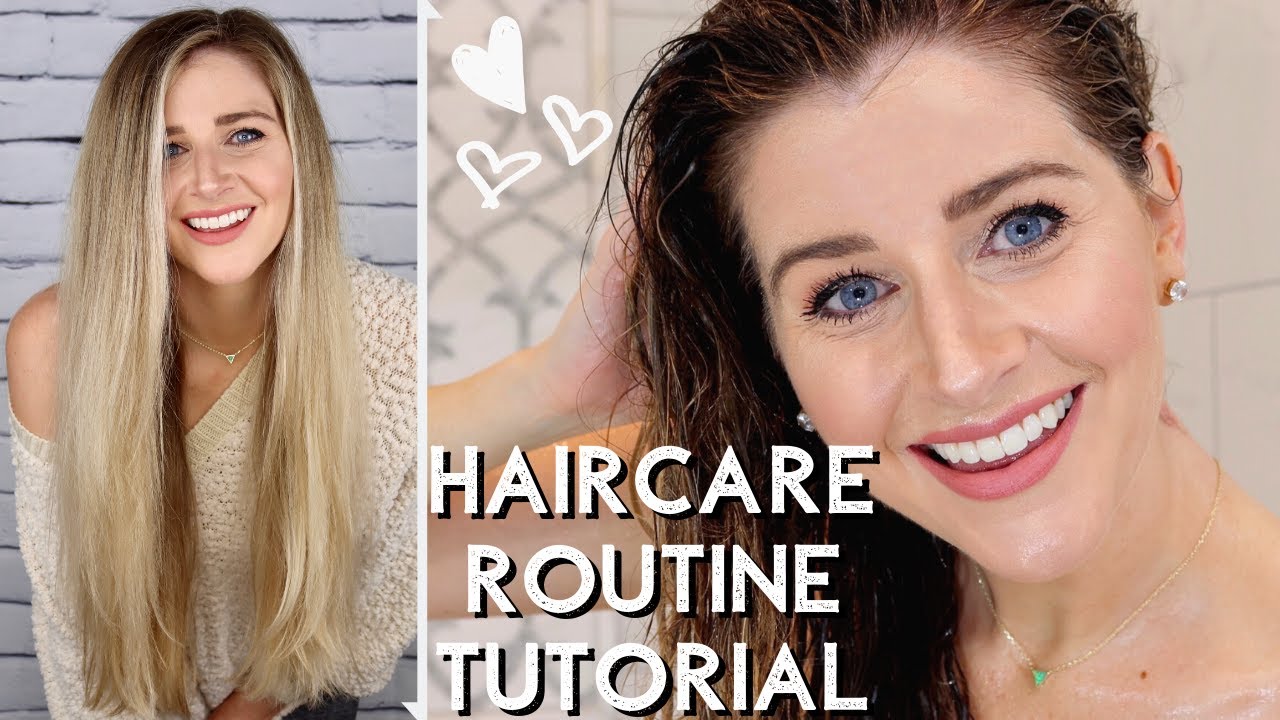 HAIRCARE ROUTINE Tutorial | Wash, Condition, Blow Dry, Style