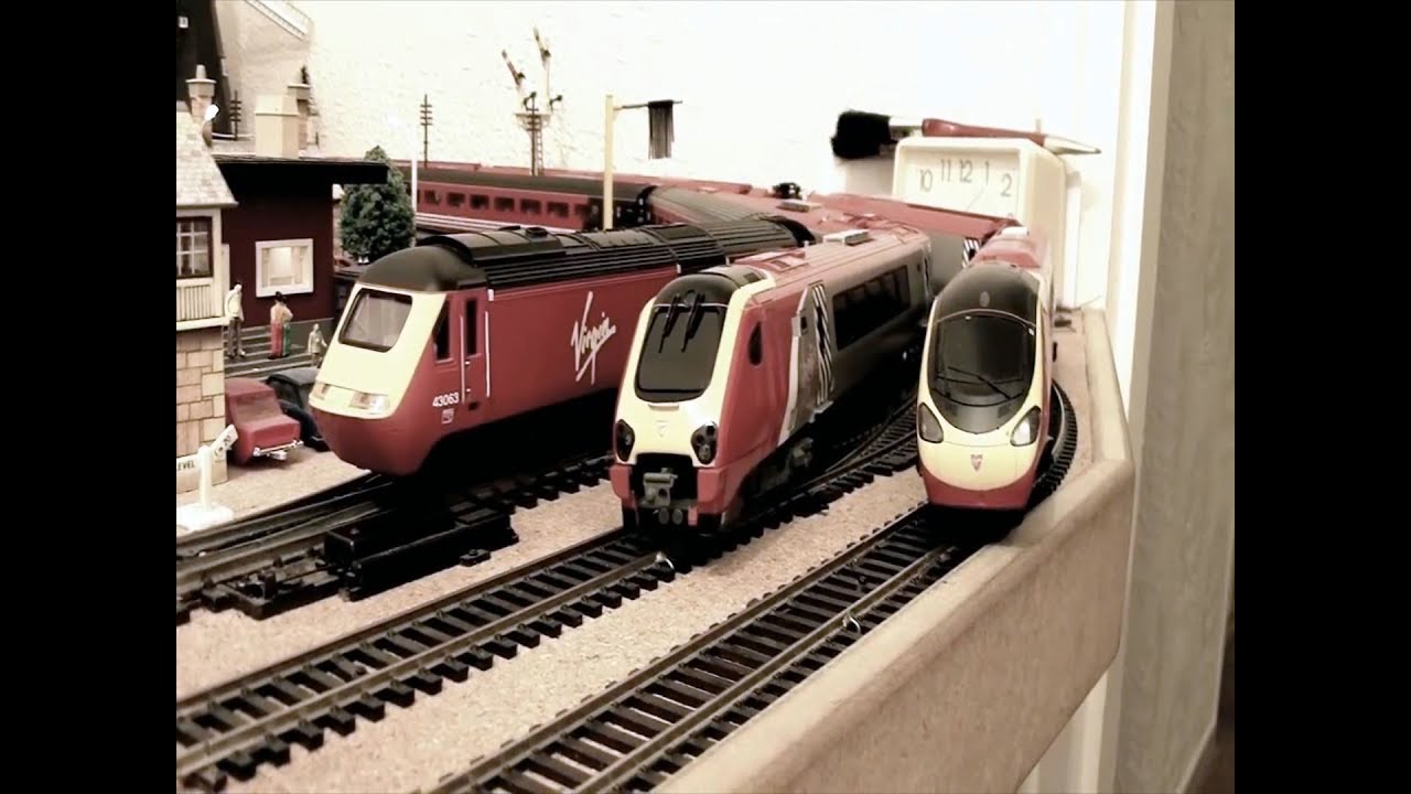 День с британскими поездами Virgin Trains/Railways, Hornby Triang и т. д.