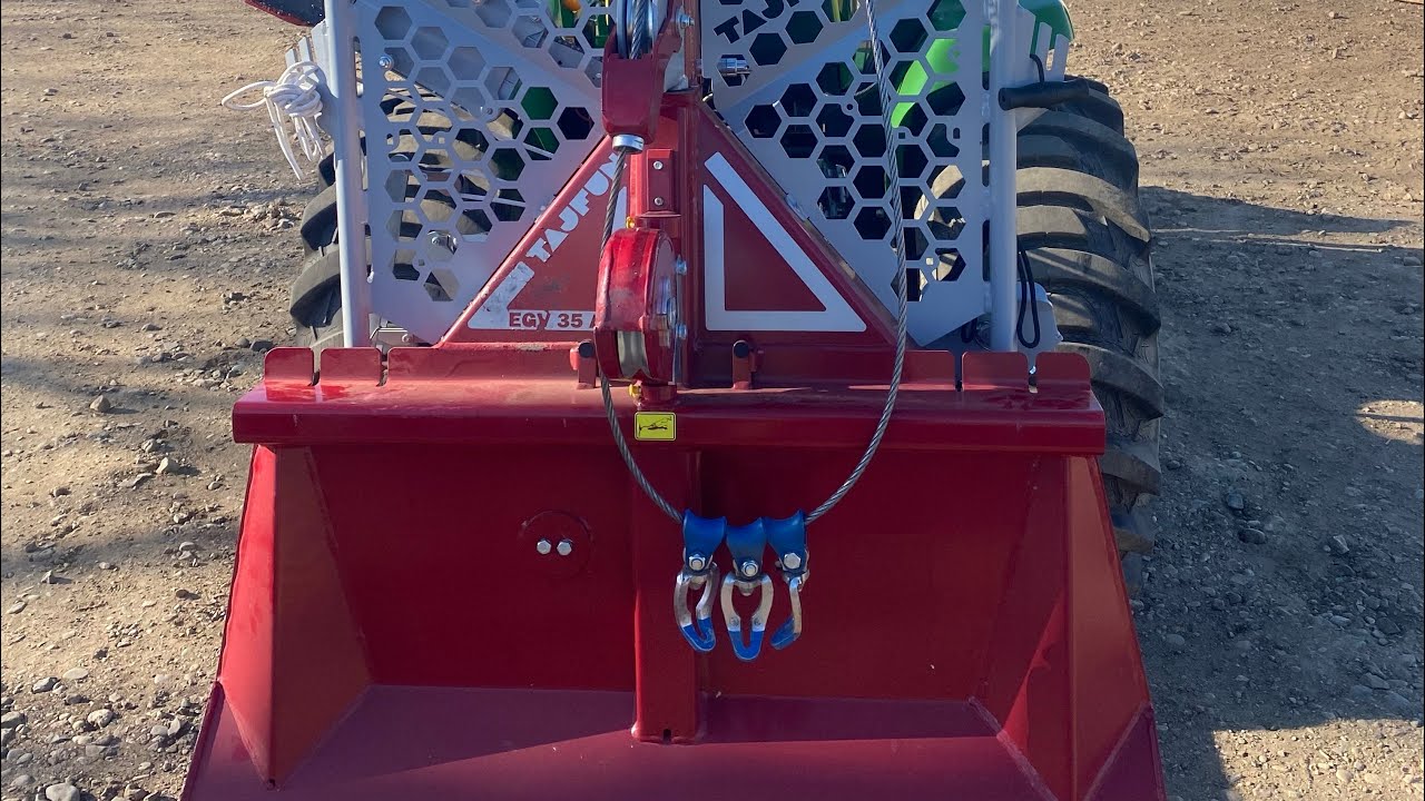 First Test Tajfun EGV35A logging  winch