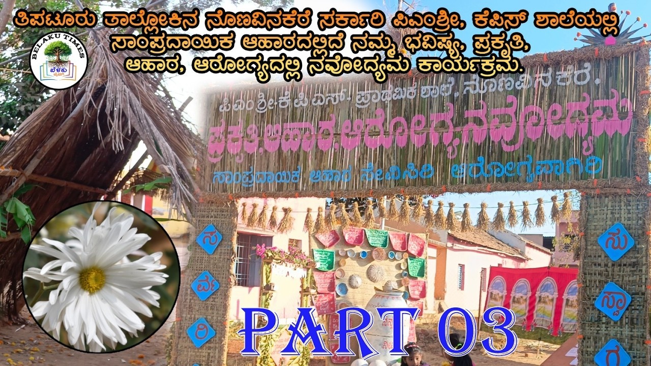 ಪ್ರಕೃತಿ, ಆಹಾರ, ಆರೋಗ್ಯದಲ್ಲಿ ನವೋದ್ಯಮ ' ಕಾರ್ಯಕ್ರಮ #belakutimes #helthyfood   #future #farmer PART -03