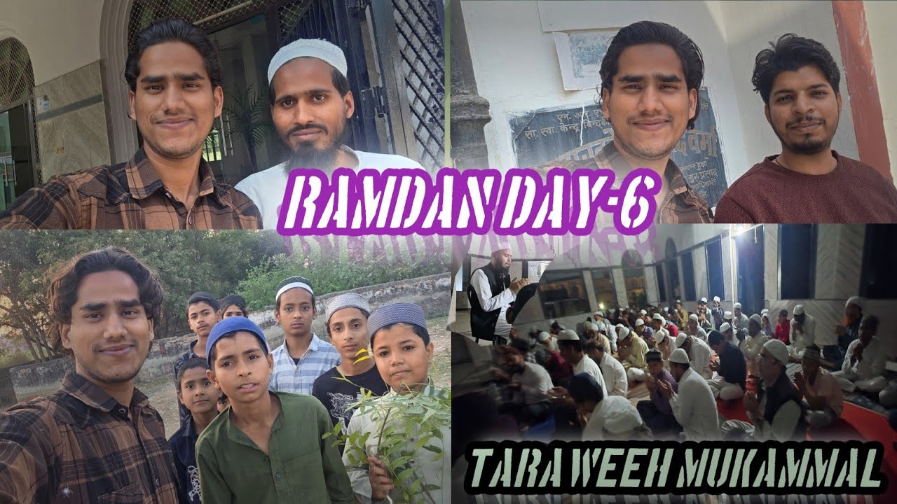 Ramdan Day-6 || Hamri masjid Me Taraweeh Mukammal || Sehri Se Iftar Tak routine || OfficialKhanKaif 