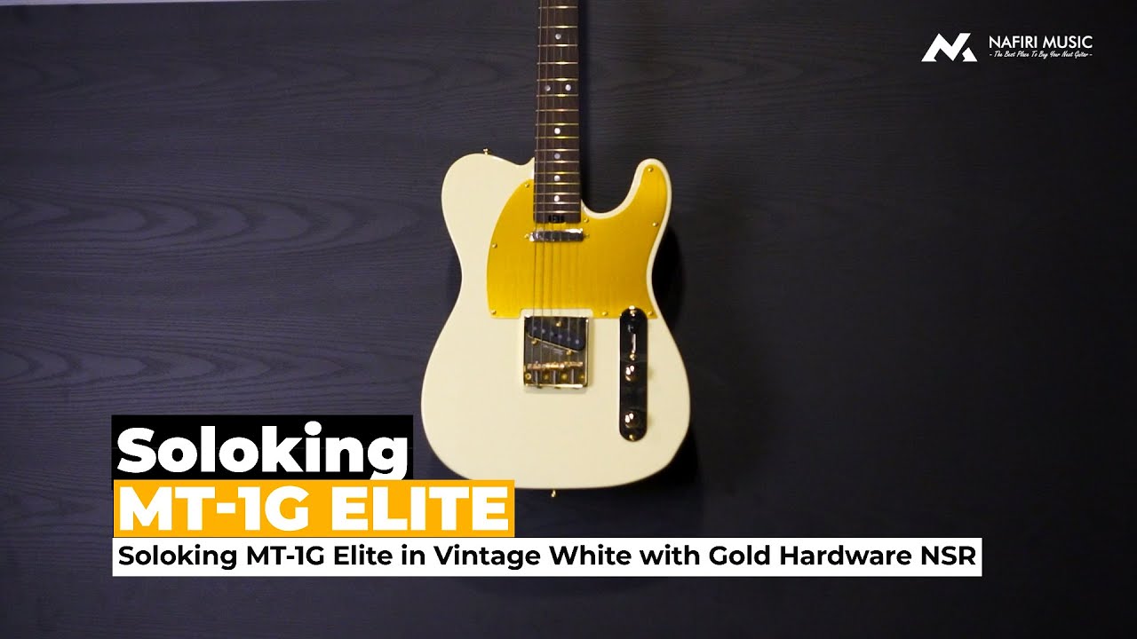 Soloking MT-1G Elite in Vintage White with Gold Hardware Nafiri Special Run