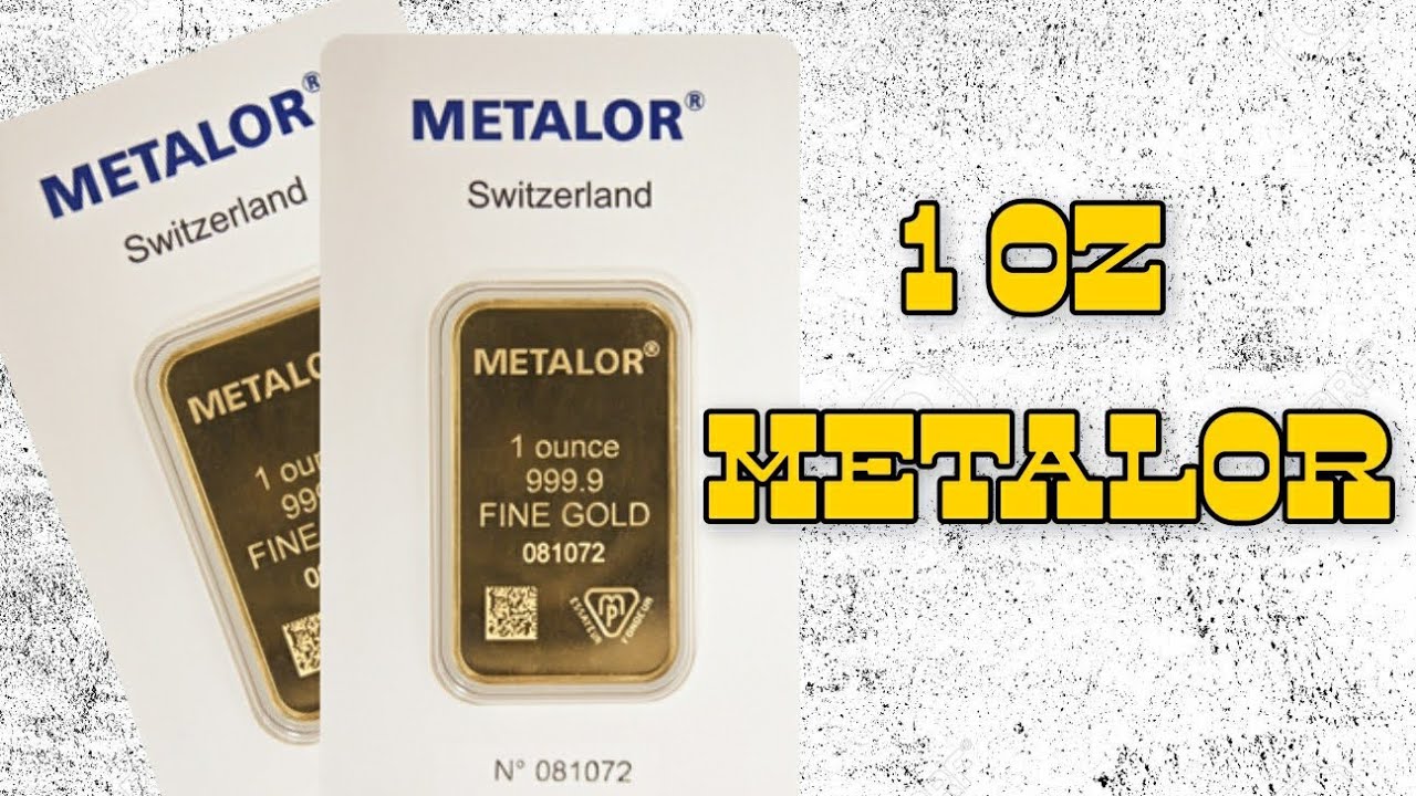 Lingot d'or metalor