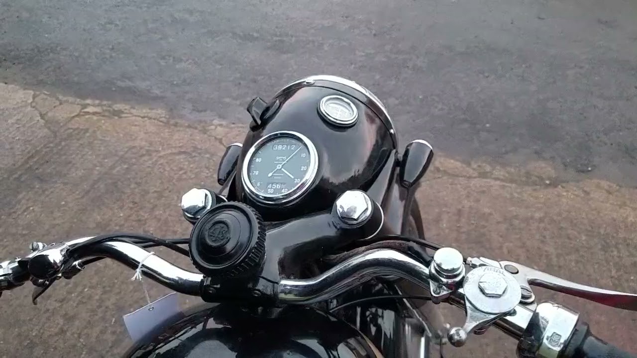 1955 AJ Model 16MS 350cc at Andy Tiernans #09492AJS