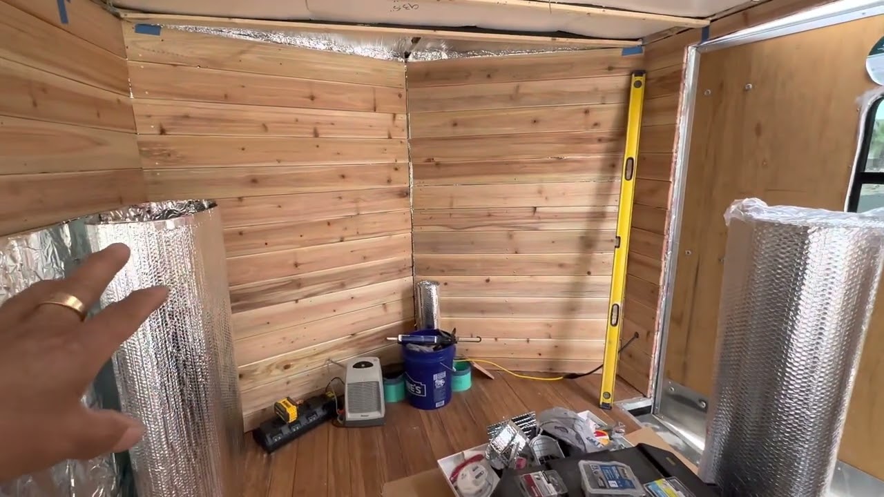 Cargo Trailer Conversion… Onto the Ceiling