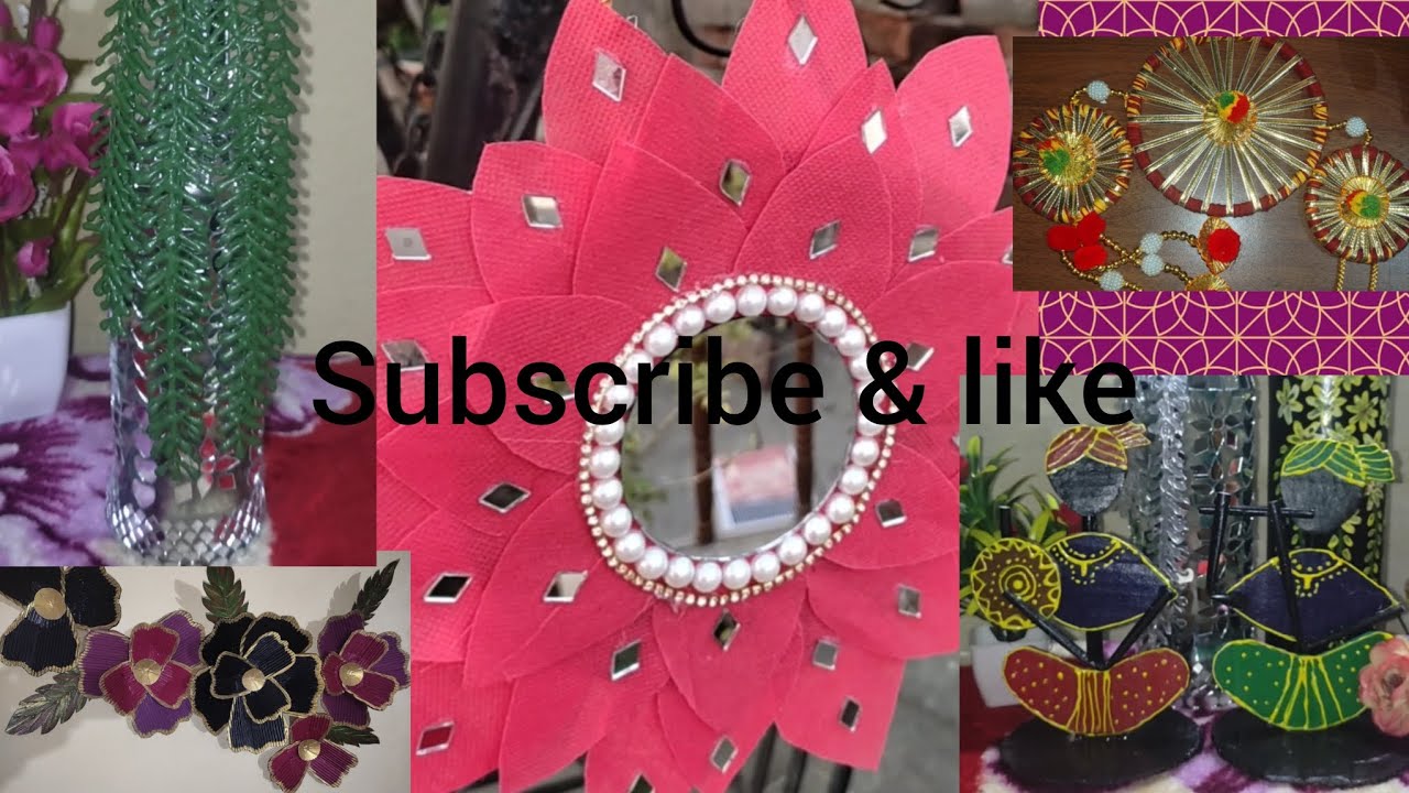 5 Easy DIY Decor Ideas||Room Decor Craft||Wall Decor Ideas||Easy Craft @Poonamarik 