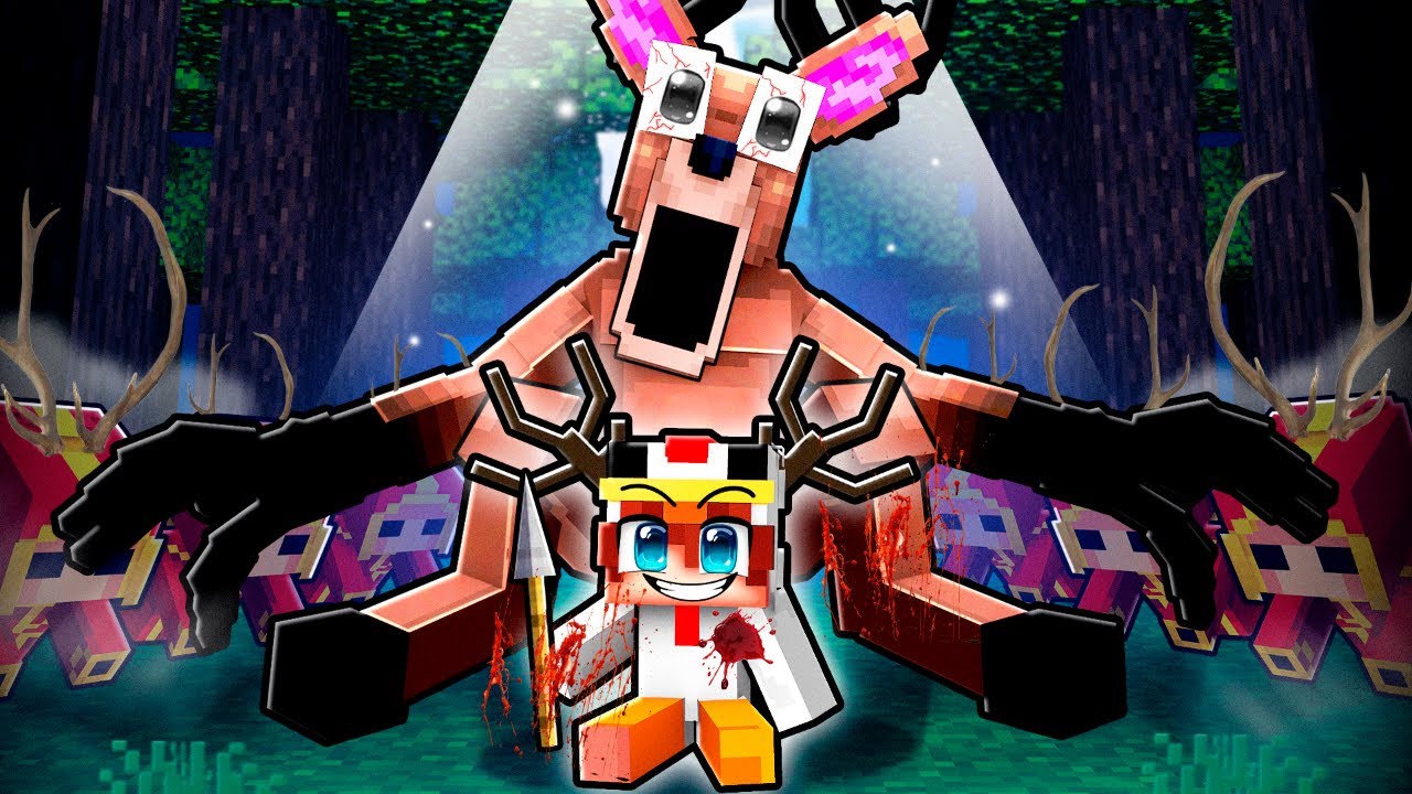 Adopté par le Monstre CERF de 99 NUITS dans la Forêt sur Minecraft !