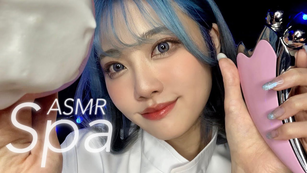 [Субтитры]ASMR 10-минутное расслабляющее спа🧖‍♀️✨