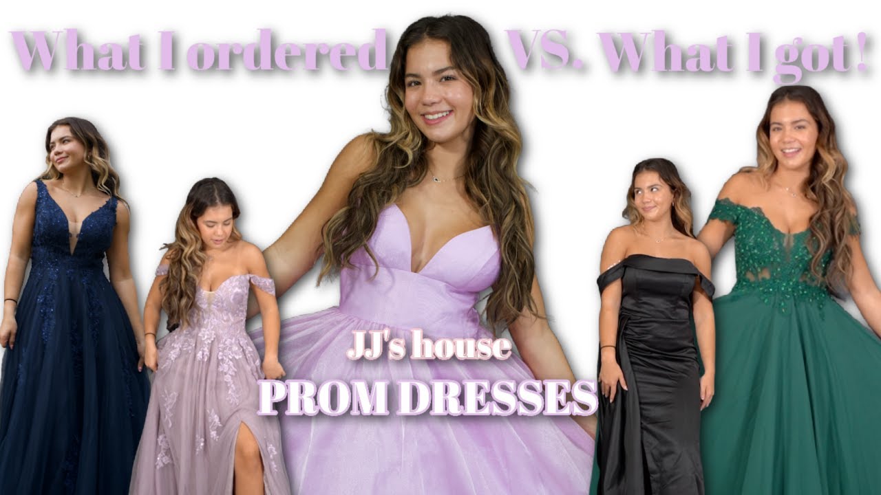 What I ordered Vs. What I got ! Pick my Prom Dress with me ! JJ's House