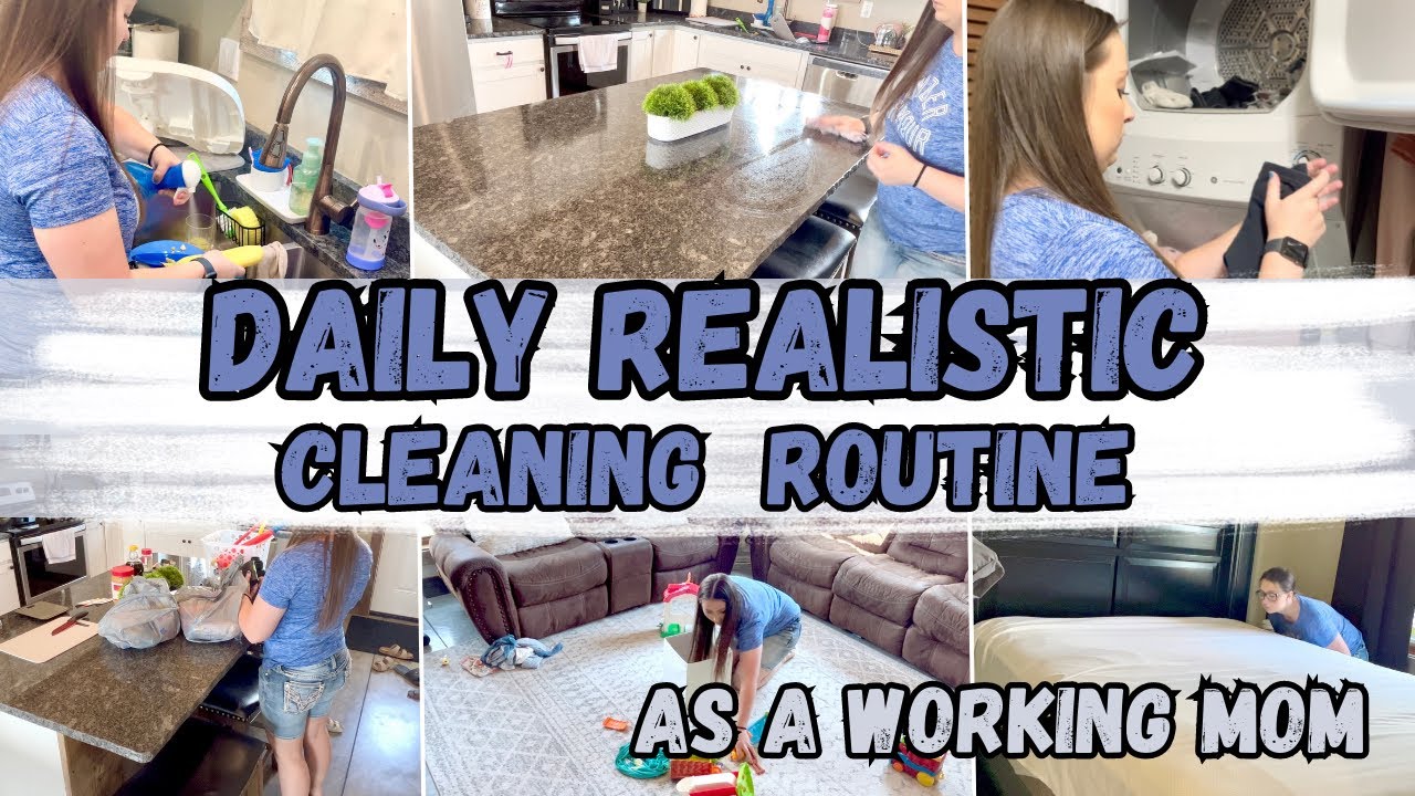 *NEW* DAILY CLEANING ROUTINE | WORKING MOM | HOMEMAKING 2023 | CLEANING MOTIVATION | SIMPLY HAYLEE