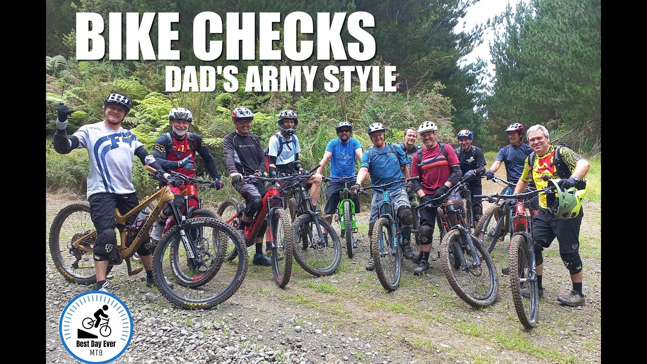 Bike Checks Dad's Army style.
