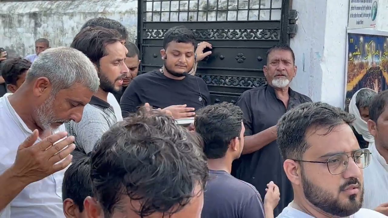 10 moharram Mundali Azadari noha utho hussain garibul watan Hussain utho Noha khwan Mr.shansha zaidi