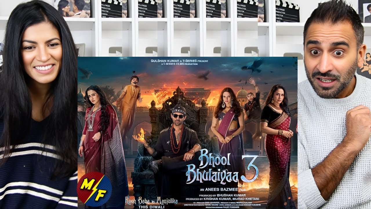 Bhool Bhulaiyaa 3 (Официальный трейлер): Картик Аарян, Видья Б, Мадхури Д, Триптии | Анес Б | Реа...