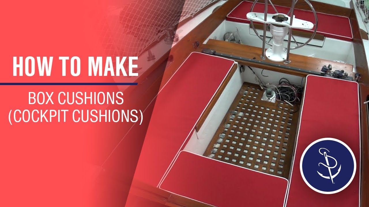 Как сделать подушки для кокпита — подушки-коробки