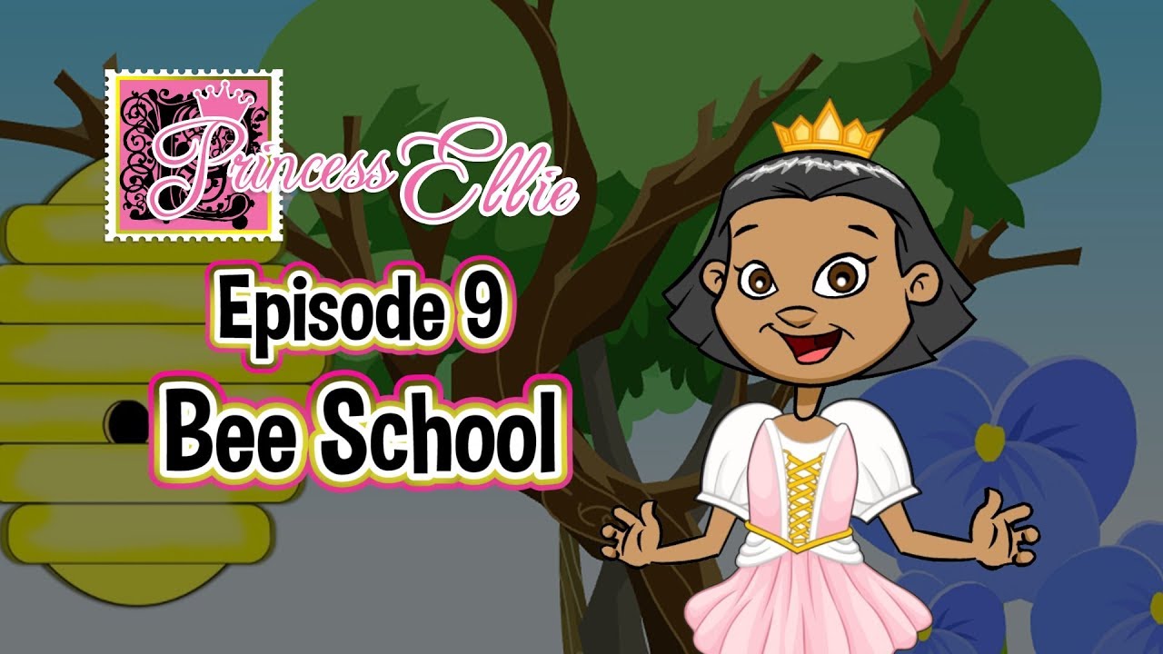 Episode 9 Bee School | Princess Ellie and the Feathered Prince - Kids Cartoon